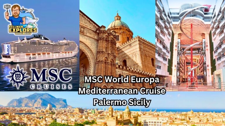 MSC World Europa Mediterranean Cruise: Palermo Sicily Exploration & Onboard Thrills