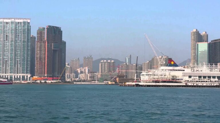 Traversée de la baie de hong kong