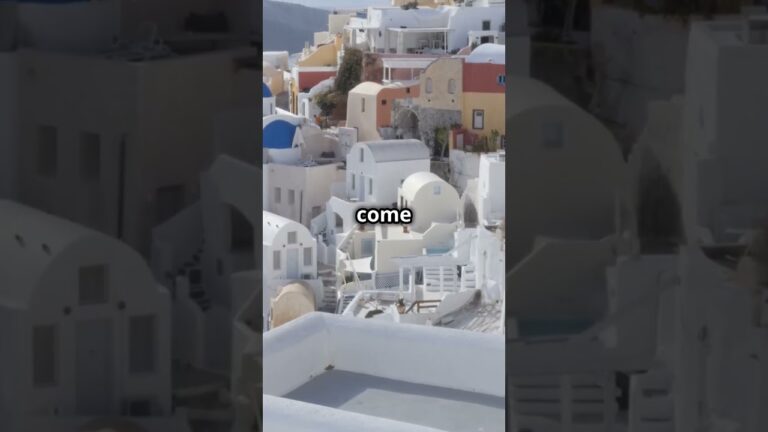 Discover the Dreamy Beauty of Santorini, Greece Island of Blue Domes and Turquoise Water #travel