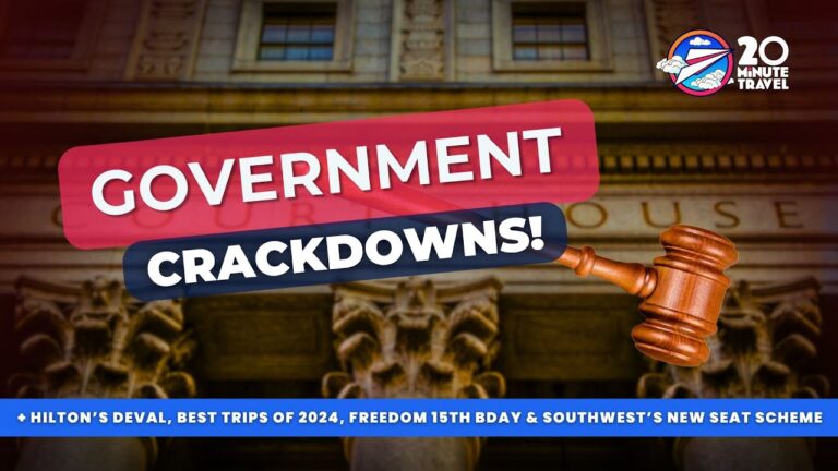 Government Travel Crackdowns, Southwest’s New Seat Game, Chase Freedom Turns 15 & Best Trips of 2024