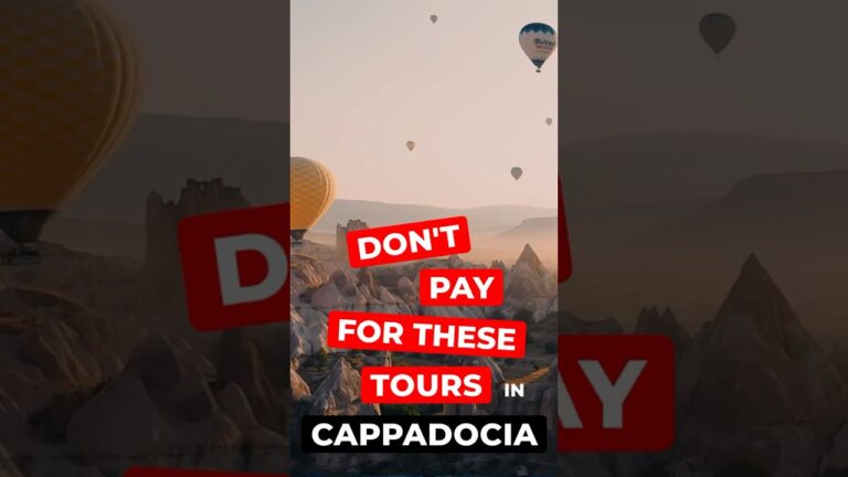 AVOID 3 Overrated Tours in Cappadocia #cappadocia #travel #shorts