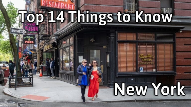 Top 14 things to know before going to New York City, Avoid Losing Time and Money | 4K