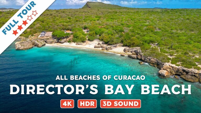 Director’s Bay Beach, Curacao — Beach Walking Videos of ALL Beaches of Curacao (4K, HDR, 3D Sound)